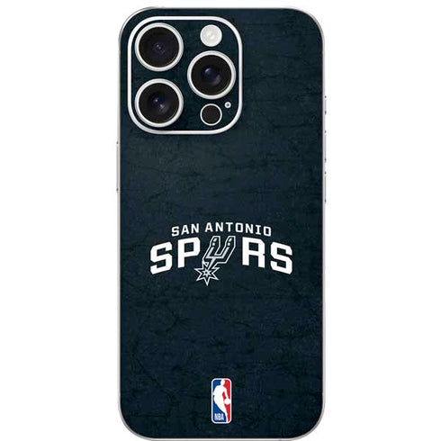 NBA San Antonio Spurs Distressed iPhone 16 Pro Skin